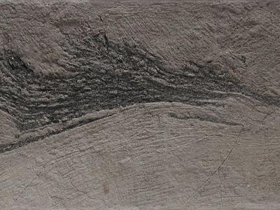Důl Jan Šverma, Mostecká uhelná pánev. Hnědé uhlí (oxyhumolit) rozplavené do struktury tzv. rybího ocasu, miocénní stáří (cca 15 mil. let)