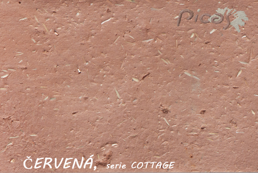 PICAS COTTAGE červená - vzorek