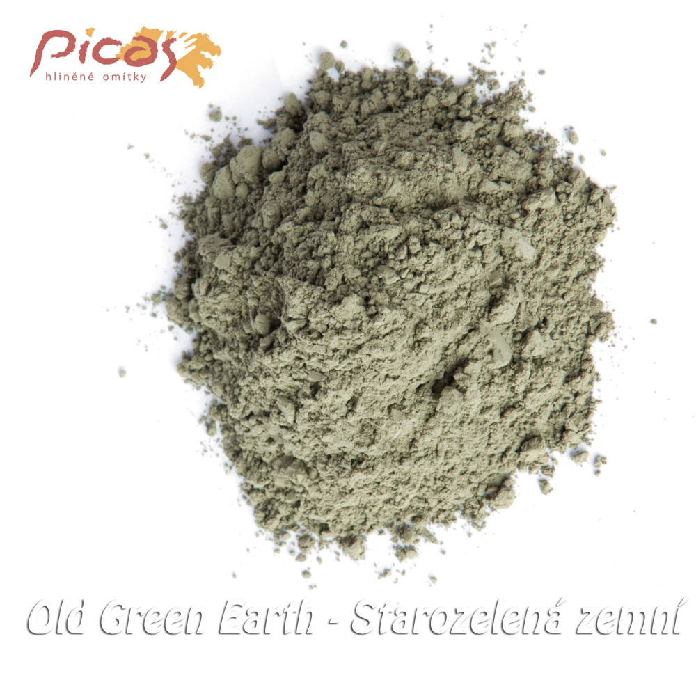 Pigment starozelená zemní 150g