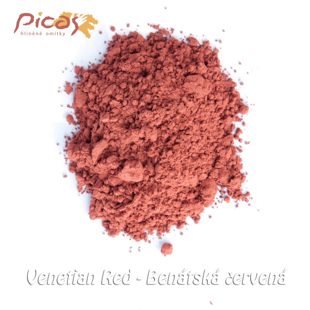 Pigment benácká červená - vzorek
