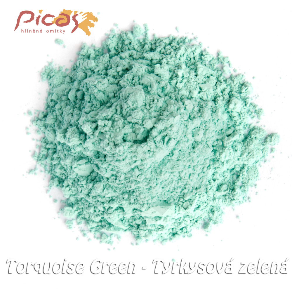 Pigment tyrkysově zelená - vzorek