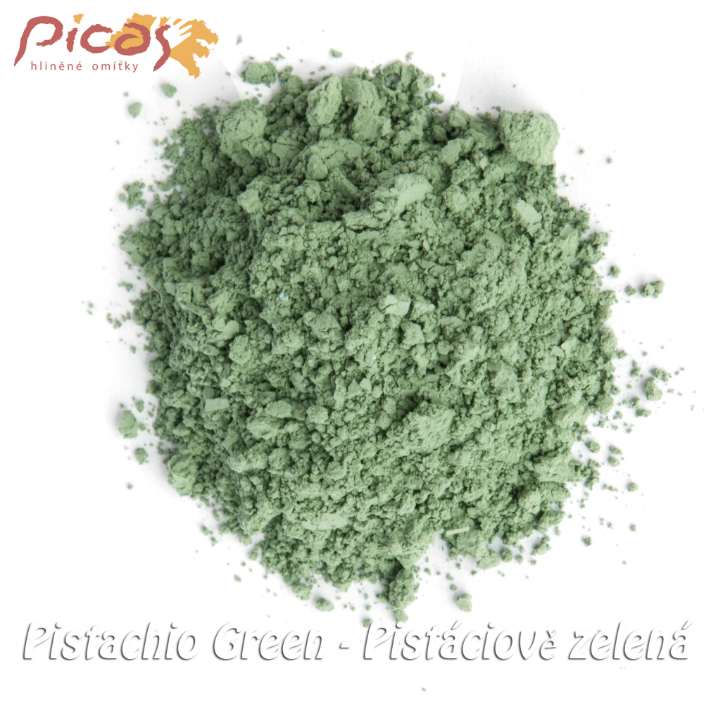 Pigment pistaciově zelená - vzorek