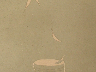 Čajový pokoj – detail sgrafita